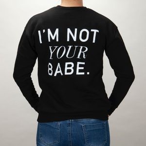 Crew Neck Sweatshirt Cutoms Screen Print